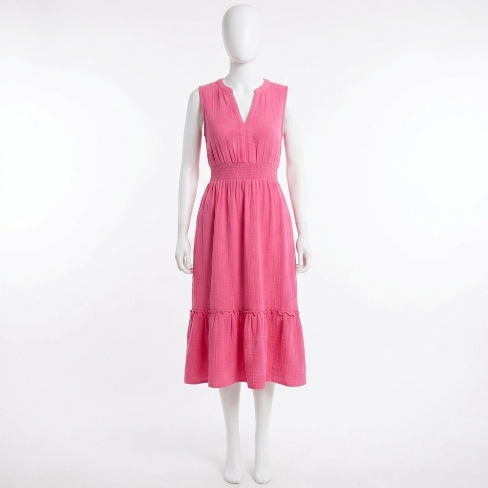 NEW SOUTHERN TIDE adley midi dress in very berry
